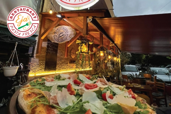 Restaurant EJA, Milaneze, Basilicio, Cacio e pepe, Quatro formagi, Aglio...